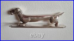 12 Porte-couteaux Les animaux Modernes Bronze métal argenté Art déco