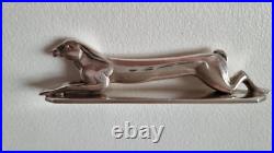 12 Porte-couteaux Les animaux Modernes Bronze métal argenté Art déco