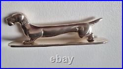 12 Porte-couteaux Les animaux Modernes Bronze métal argenté Art déco