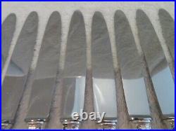 12 couteaux à dessert metal argente Orbrille art deco (dessert knives) lp13