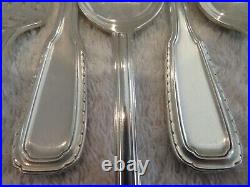 12 couverts à dessert métal argenté art deco Boulenger 24p dessert cutlery set