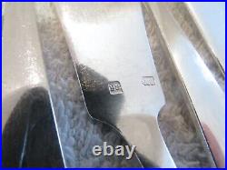 12 couverts à poisson métal argenté art déco MB (fish forks & knives) BB