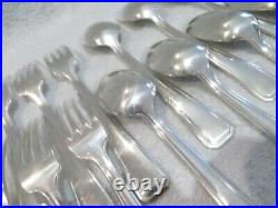 12 couverts dessert métal argenté PP art deco 24p dessert cutlery set