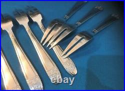 12 fourchettes à escargot ART DECO modèle GRAND PRIX métal argenté Couvert 14 cm