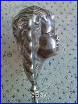 Ancien hochet argent 925 angelot cherubin antique angel rattle silver art deco