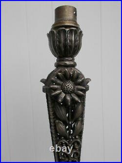 Ancien pied de lampe art deco 1930 France PARIS 592 pour globe tulipe daum galle