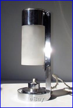Ancienne Lampe Mitis BORIS LACROIX Vintage Art Deco Bauhaus Table Lamp 1930 30