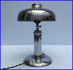 Ancienne lampe Art Deco Bauhaus BÁV Table Lamp alte Tischlampe era Adnet 1930
