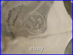 BACCARAT Carafe cristal et argent Art déco Art de la table (20048)