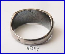 Bague en ARGENT et OPALE opales Bijou ancien silver ring