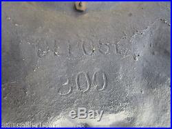 Baromètre Thermomètre Art Déco Perruches ancien métal argenté LUFFT déposé 300