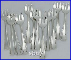 Boulenger Betty/Art Déco, 12 fourchettes à huitres excellent état, métal argenté