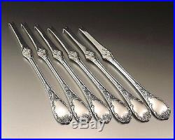 CHRISTOFLE MODELE MARLY 12 FOURCHETTES A HOMARD CRUSTACES METAL ARGENTE Ca1980