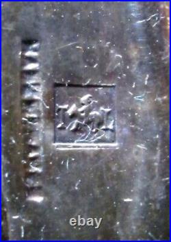 COUPE CAVIAR BEURRIER Coquille pl. Argent silverplate Art Déco TETE & LEROY 1930