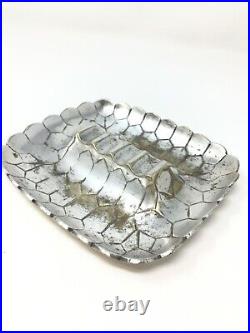 Cendrier Vide Poche Métal Argenté ART DECO Ashtray Silver Plated à Identifier