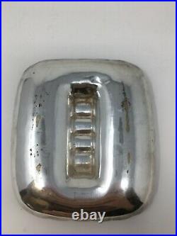 Cendrier Vide Poche Métal Argenté ART DECO Ashtray Silver Plated à Identifier