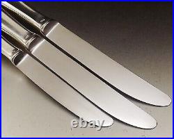 Christofle Mod. Jupiter Pour Manufrance Menagere 24 Couteaux Metal Argente 1950