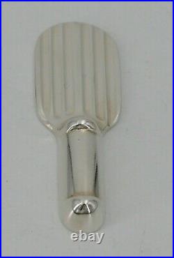 Christofle modèle Ondulation/Raquettes 8 porte-couteaux Art Déco, métal argenté