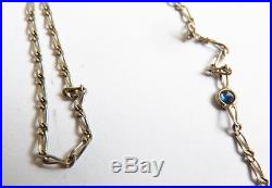 Collier pendentif ART DECO argent massif + strass necklace bijou ancien