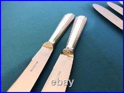 ERCUIS 11 couteau à entremet ART DECO modèle COBRA / LE NIL métal argenté 20,5cm