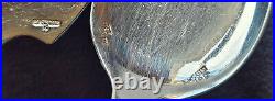 ERCUIS Coffret 12 cuillères à glace & cuillère de service métal argenté ART DECO