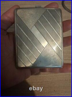 Étui à cigarettes argent 900 Art Deco 92 Grammes