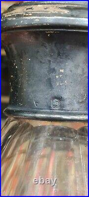Flacon carafe a liqueur cristal taillé argent massif minerve Art déco 1930