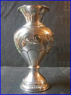 Grand Vase ART DECO en ARGENT Massif 212 g. Vers 1940 ART DECO SILVER VASE