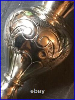 Grand Vase ART DECO en ARGENT Massif 212 g. Vers 1940 ART DECO SILVER VASE