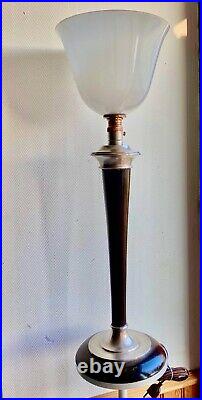 Grande Lampe Vintage Mazda Bureau Art Déco. 1920 / 1930