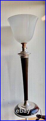 Grande Lampe Vintage Mazda Bureau Art Déco. 1920 / 1930