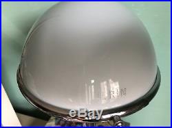 ILRIN Rare lampe de Bureau Art Déco Modele 135 Opaline et métal chromé Etat Sup