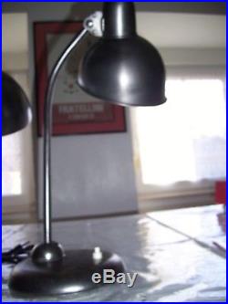 Lampe KAISER IDELL 6551 Art Deco design vintage BAUHAUS LAMP no jielde jumo
