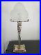 Lampe-OBUS-Art-deco-verre-1930-Degue-pied-bronze-argente-PAIRE-POSSIBLE-RARE-01-ikr