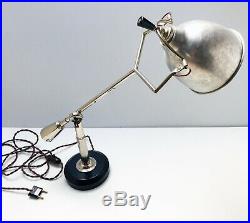 Lampe à balancier EDOUARD WILFRID BUQUET SGDG Art Deco Bauhaus Table Lamp 1930
