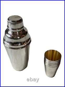 MAPPIN & WEBB Silver Plated Shaker Métal Argenté Art Déco XX ème Antique Barware