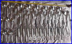 Ménagère BAYARD métal argenté art déco GRAND PRIX 62 pièces dont 24 couteaux
