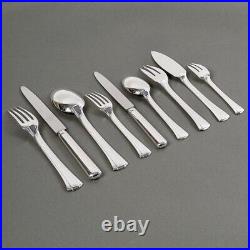 Ménagère Couvert Art Déco Dinard Argent Jean Puiforcat Sterling Silver Flatware