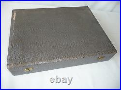 Ménagère métal argenté ORBRILLE Art Déco Couvert de table 37p