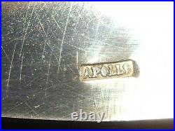 Ménagère métal argenté poinçon Apollo 49 pièces en coffret Art Déco