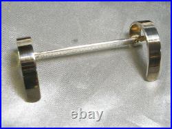 Rare Serie 12 Porte Couteaux DIXI Repose Couvert Metal Argente Coffret Art Deco