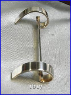 Rare Serie 12 Porte Couteaux DIXI Repose Couvert Metal Argente Coffret Art Deco
