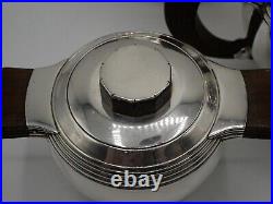 Rare Service The Cafe En Argent Massif Poincon Minerve 1 Er Titre Art Deco