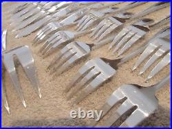 Service à poisson métal argenté art deco 25p fish cutlery set Reneka