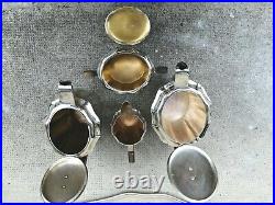 Service café WMF Metallwarenfabrik coffee set métal argenté art deco silverplat