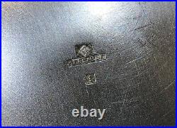 Serviteur de table CHRISTOFLE métal argenté et cristal Plateau Apéritif ART DECO