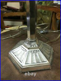Superbe Lampe Pirouett pied art déco modèle peu courant réélectrifié époque 1920