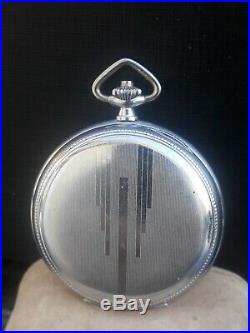Superbe Montre Chronographe Art Deco Montre A Gousset Chronometre