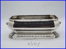 Tetard Rare Coupe Ou Jardiniere Argent Massif Poincon Minerve Art Deco