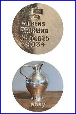 Wilkens Argent STERLING 925 ORFÈVRE G. L. PICHET, BROC, VERSEUSE, Carafe ART DÉCO